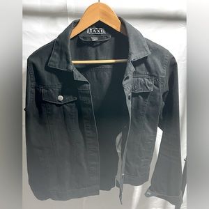 Gently Used Taxi Black Jean Jacket